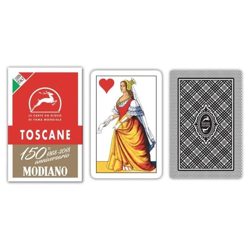 TOSCANE Nº92 40 cartas - Modiano 150 Anniversario